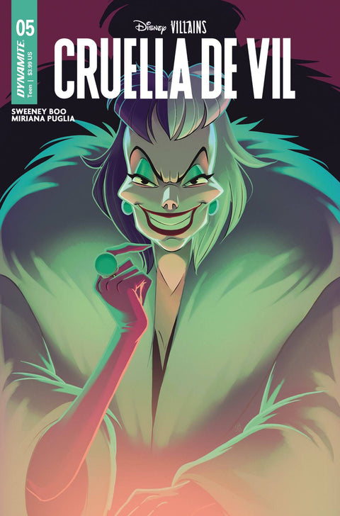 Disney Villains: Cruella De Vil 5 Comic Sweeney Boo Regular Dynamite Entertainment 2024