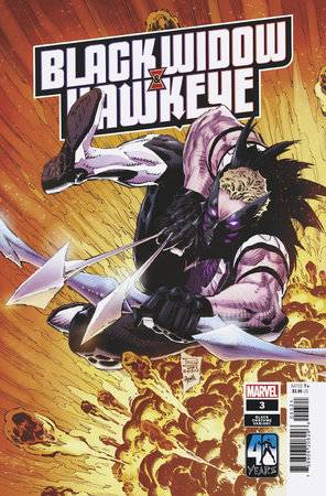 Black Widow & Hawkeye 3 Comic Philip Tan Black Costume Variant Marvel Comics 2024