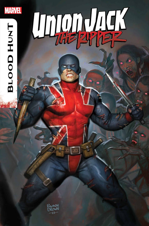 Union Jack The Ripper: Blood Hunt 1 Comic Ryan Brown Regular Marvel Comics 2024