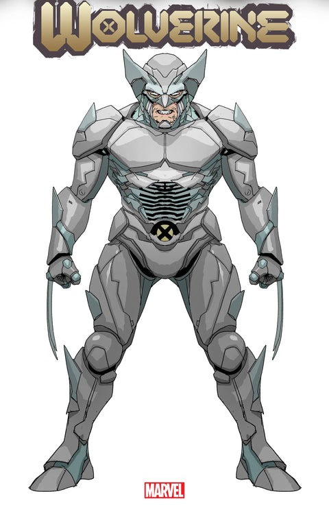 Wolverine, Vol. 7 49 Comic Leinil Francis Yu Adamantium Armor Design Variant Marvel Comics 2024