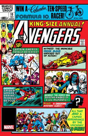 The Avengers, Vol. 1 Annual 10 Comic Facsimile Foil Variant Marvel Comics 2024