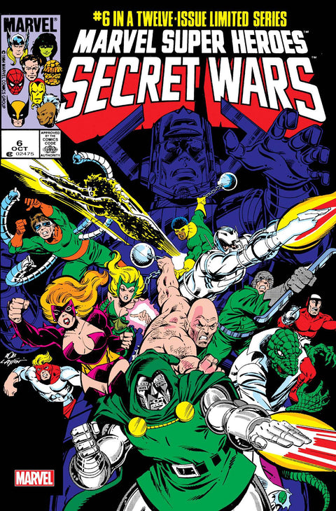 Marvel Super Heroes Secret Wars 6 Comic Facsimile Foil Variant Marvel Comics 2024