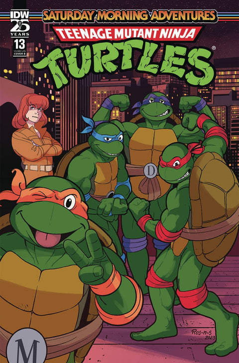 Teenage Mutant Ninja Turtles: Saturday Morning Adventures Continued 13 Comic Ramon Rosanas Variant IDW Publishing 2024