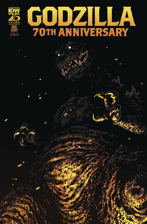 Godzilla: 70th Anniversary 1 Comic Sophie Campbell Variant IDW Publishing 2024