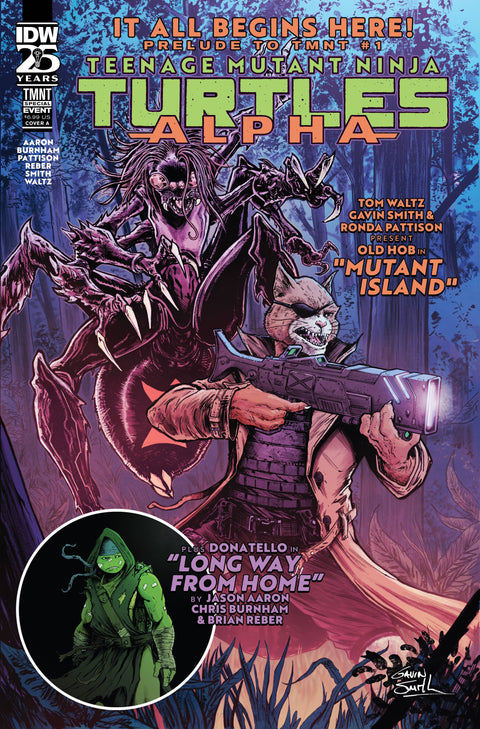 Teenage Mutant Ninja Turtles: Alpha 1 Comic Gavin Smith Variant IDW Publishing 2024