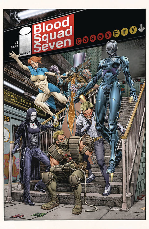 Blood Squad Seven 1 Comic Chris Weston Variant Image Comics 2024