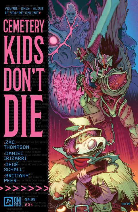 Cemetery Kids Don't Die 4 Comic Daniel Irizarri Regular Oni Press 2024