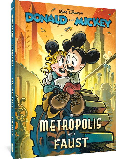 WALT DISNEYS DONALD AND MICKEY IN METROPOLIS AND FAUST HC (C FANTAGRAPHICS BOOKS