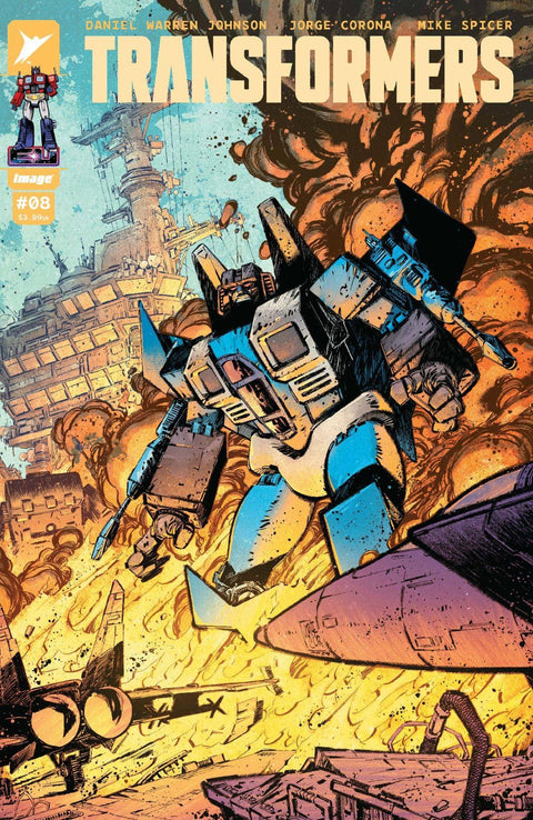 Transformers (Image) 8 Comic Jorge Corona & Mike Spicer Variant Image Comics 2024