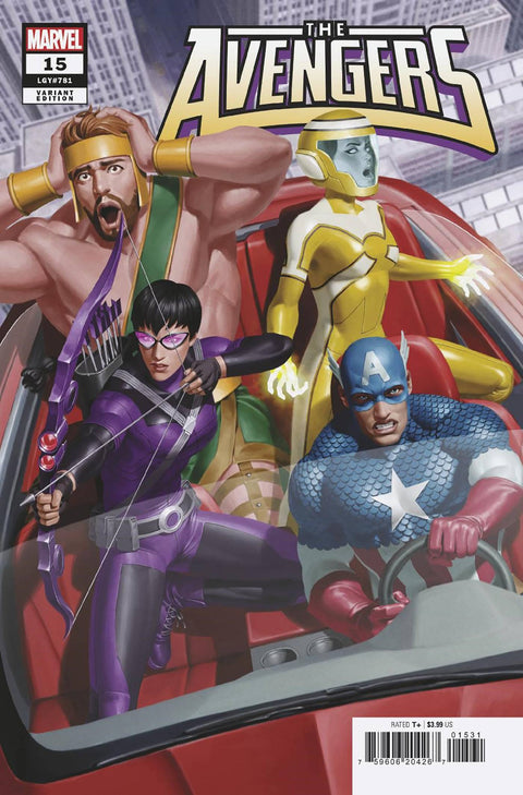 The Avengers, Vol. 9 15 Comic Jung-Geun Yoon Variant Marvel Comics 2024