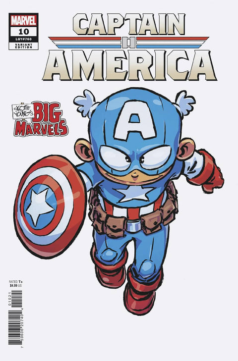 Captain America, Vol. 11 10 Comic Skottie Young Big Marvel Variant Marvel Comics 2024