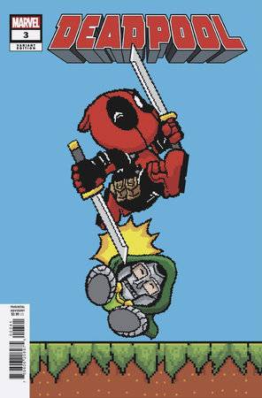 Deadpool, Vol. 9 3 Comic Matthew Waite 8-Bit Variant Marvel Comics 2024