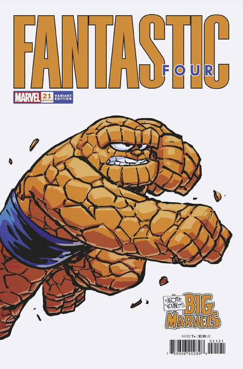 Fantastic Four, Vol. 7 21 Comic Skottie Young Big Marvel Variant Marvel Comics 2024