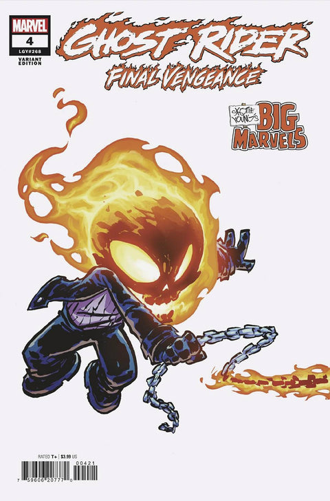 Ghost Rider: Final Vengeance 4 Comic Skottie Young Big Marvel Variant Marvel Comics 2024