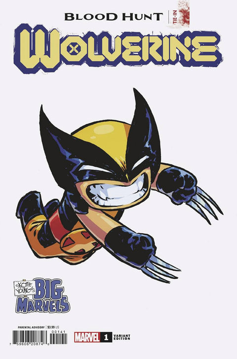 Wolverine: Blood Hunt 1 Comic Skottie Young Big Marvel Variant Marvel Comics 2024