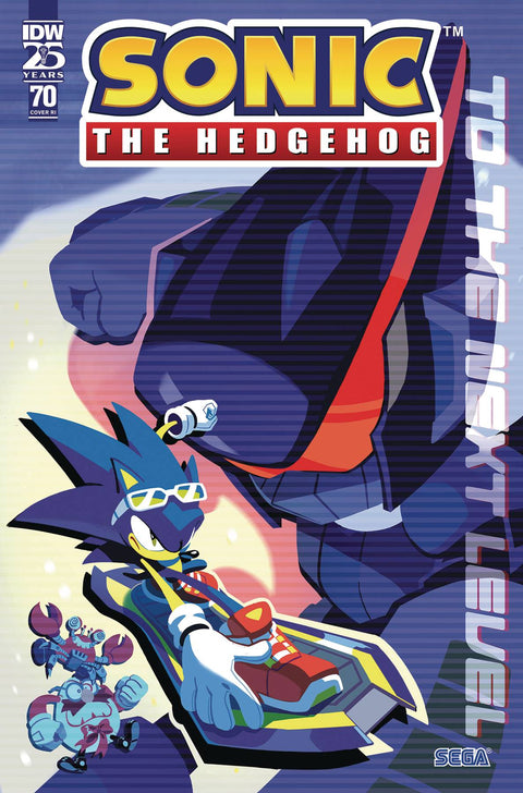 Sonic the Hedgehog, Vol. 3 70 Comic 1:10 Nathalie Fourdraine Incentive Variant IDW Publishing 2024