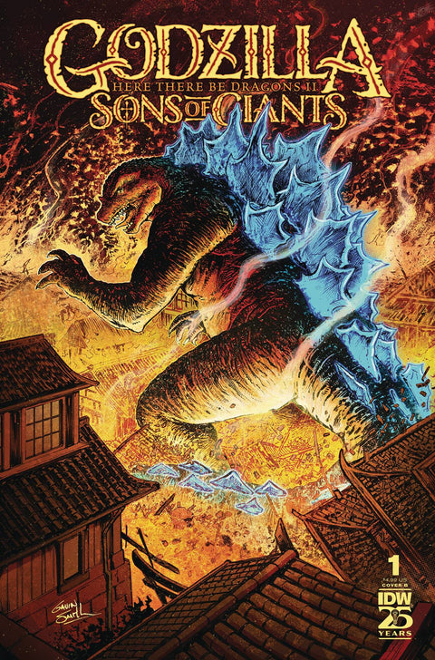 Godzilla: Here There Be Dragons II - Sons Of Giants 1 Comic Gavin Smith Variant IDW Publishing 2024