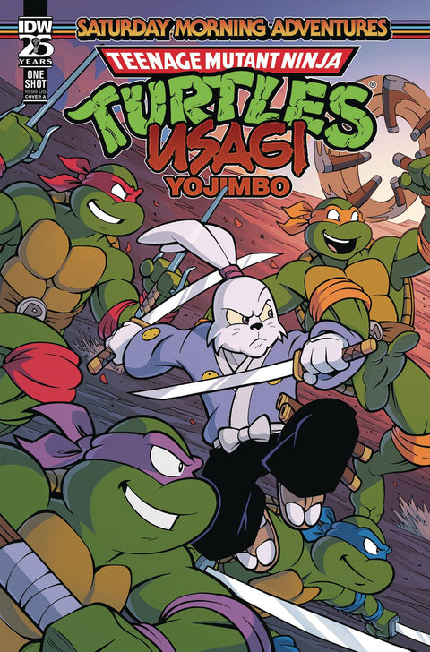 Teenage Mutant Ninja Turtles / Usagi Yojimbo: Saturday Morning Adventures 1 Comic Jack Lawrence Regular IDW Publishing 2024