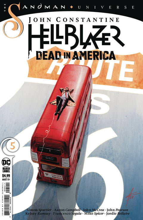 John Constantine: Hellblazer - Dead In America 5 Comic Aaron Campbell Regular DC Comics 2024