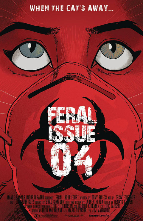 Feral 4 Comic Tony Fleecs Homage & Trish Forstner Variant Image Comics 2024