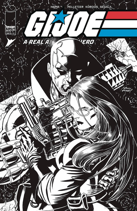 G.I. Joe: A Real American Hero 2023 (Image) 307 Comic Andy Kubert B&W Variant Image Comics 2024