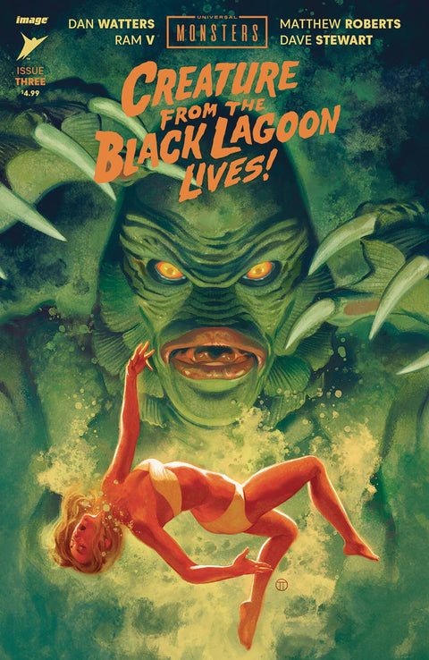 Universal Monsters: Creature from the Black Lagoon Lives! 3 Comic Julian Totino Tedesco Variant Image Comics 2024