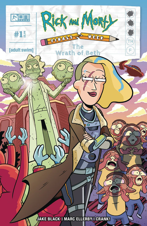 Rick and Morty: Finals Week - The Wrath of Beth 1 Comic Marc Ellerby Regular Oni Press 2024