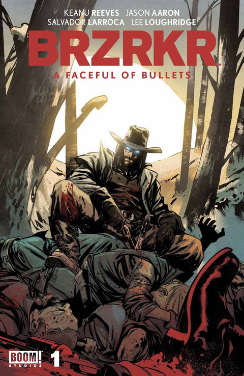 BRZRKR: A Faceful of Bullets 1 Comic Francesco Manna Foil Variant Boom! Studios 2024