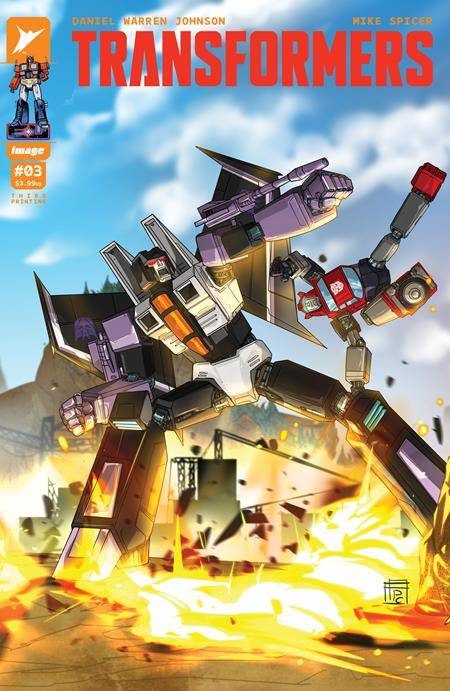 Transformers (Image) 3 Comic 3rd Printing Image Comics 2024