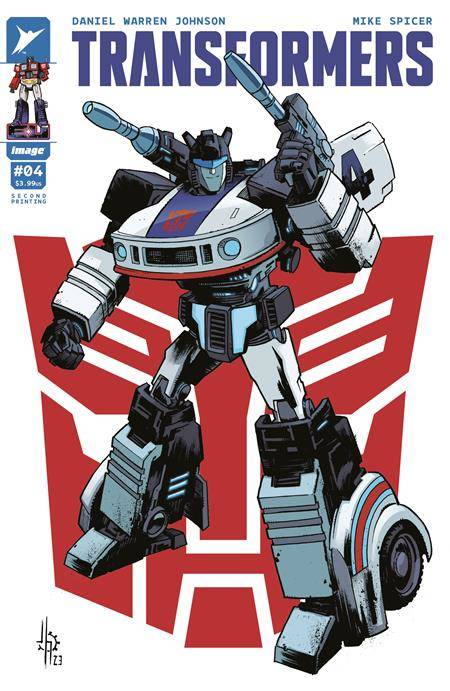 Transformers (Image) 4 Comic 2nd Printing Jazz Image Comics 2024
