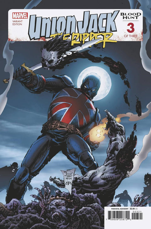 Union Jack the Ripper: Blood Hunt 3 Comic Philip Tan Variant Marvel Comics 2024