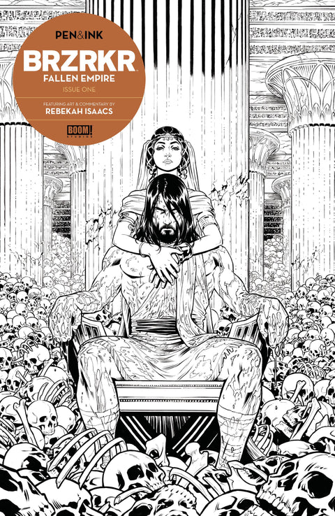 BRZRKR: Fallen Empire: Pen & Ink 1 Comic Rebekah Isaacs Regular Boom! Studios 2024