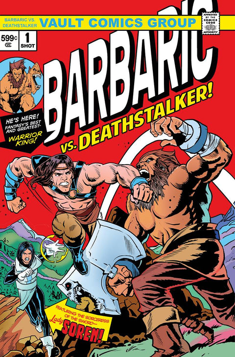 Barbaric vs. Deathstalker 1 Comic  Vault Comics 2024