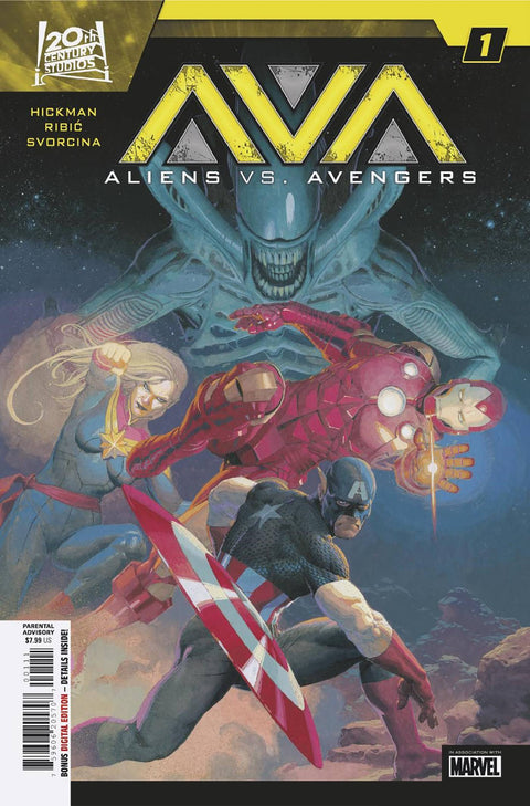 Aliens vs. Avengers 1 Comic Esad Ribić Marvel Comics 2024