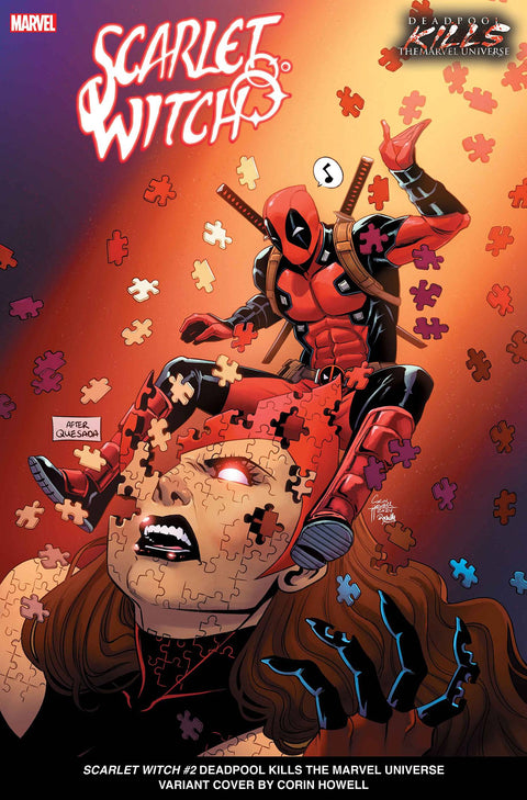 Scarlet Witch, Vol. 4 2 Comic Corin Howell Deadpool Kills the Marvel Universe Variant Marvel Comics 2024