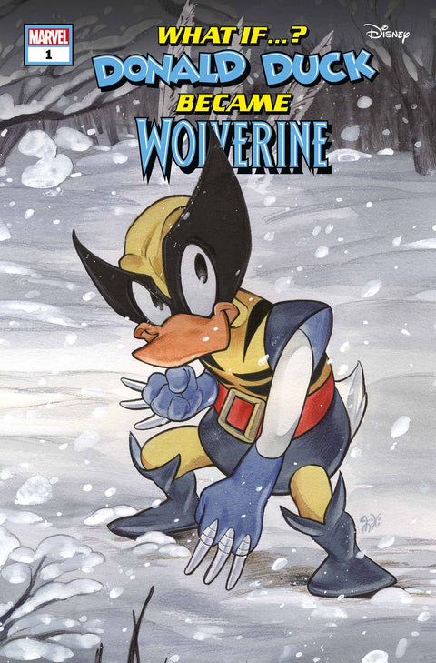 What If...? Donald Duck Became Wolverine 1 Comic Peach Momoko Variant Marvel Comics 2024