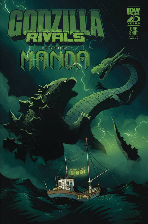 Godzilla Rivals vs. Manda 1 Comic Jake Lawrence Regular IDW Publishing 2024