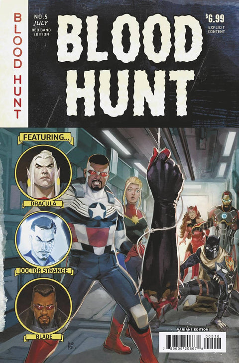 Blood Hunt - Red Band 5 Comic 1:25 Rod Reis Variant Marvel Comics 2024