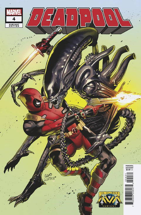 Deadpool, Vol. 9 4 Comic Greg Land Variant Marvel Comics 2024