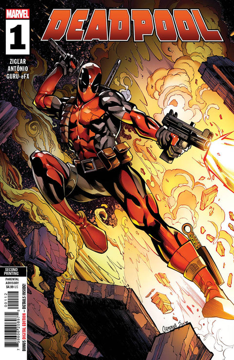 Deadpool, Vol. 9 1 Comic 2nd Print Marvel Comics 2024