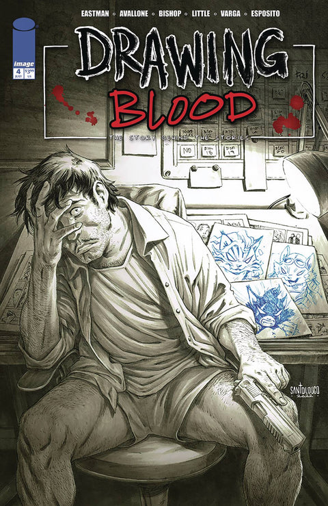 Drawing Blood 4 Comic Matt Santolouco Variant Image Comics 2024