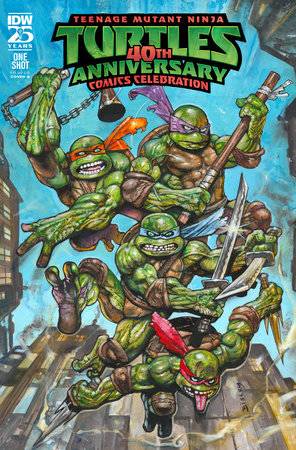 TMNT: 40th Anniversary Celebration 1 Comic Simon Bisley Variant IDW Publishing 2024