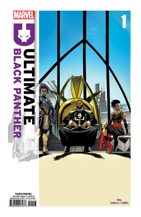 Ultimate Black Panther 1 Comic 4th Printing Marvel Comics 2024