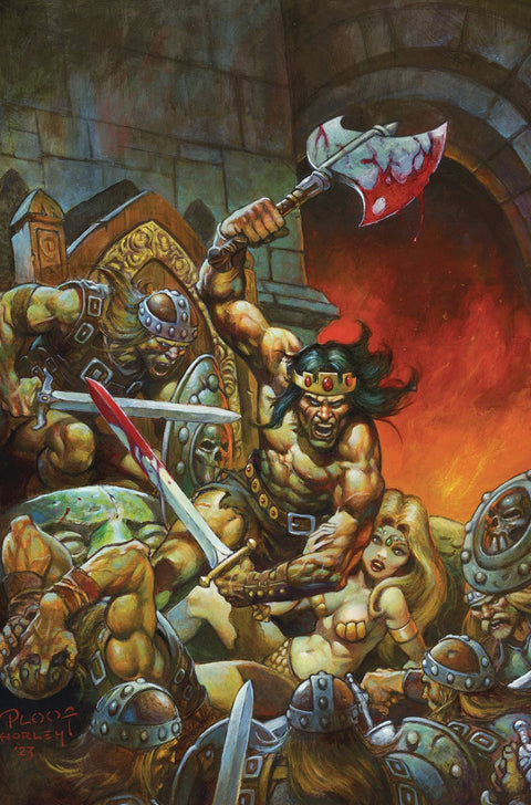 Conan the Barbarian (Titan Comics) #11 (Cvr D) (2024) Horley Virgin