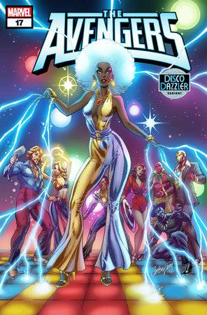 The Avengers, Vol. 9 17 Comic J. Scott Campbell Disco Dazzler Variant Marvel Comics 2024