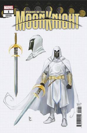 Phases of the Moon Knight 1 Comic Reis Design Variant Marvel Comics 2024