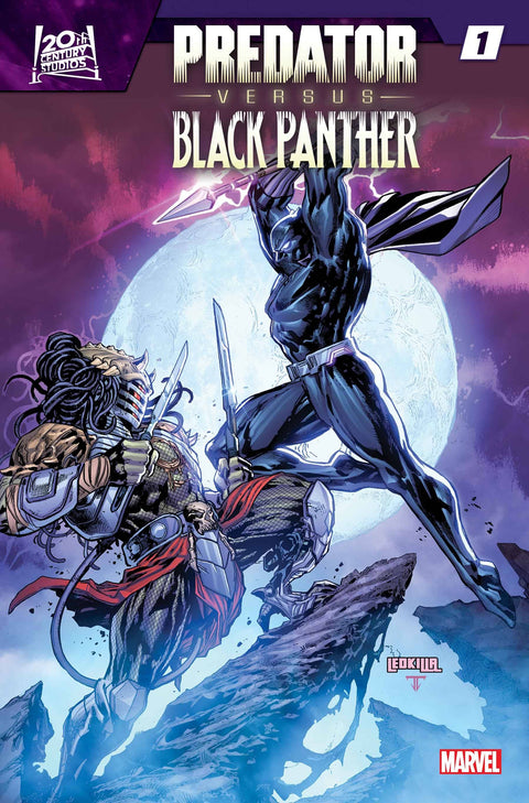 Predator vs. Black Panther 1 Comic Russell Dauterman Regular Marvel Comics 2024