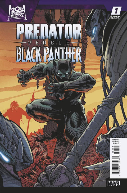 Predator vs. Black Panther 1 Comic Philip Tan Variant Marvel Comics 2024