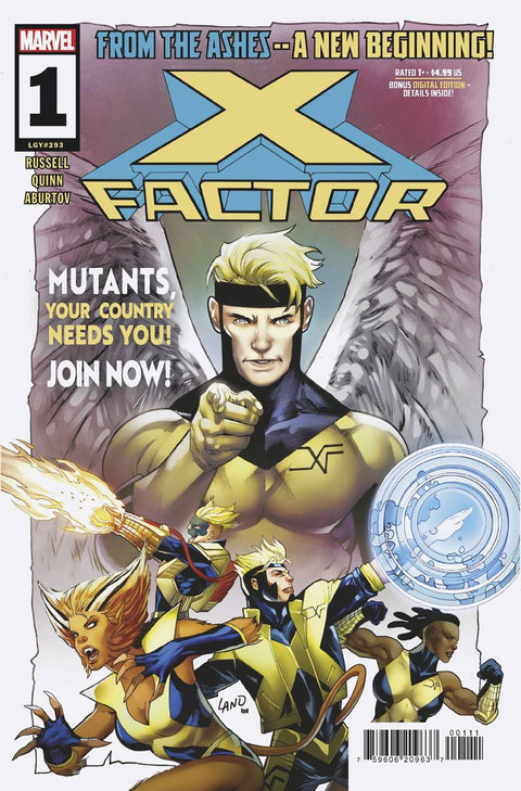 X-Factor, Vol. 5 1 Comic Greg Land Regular Marvel Comics 2024