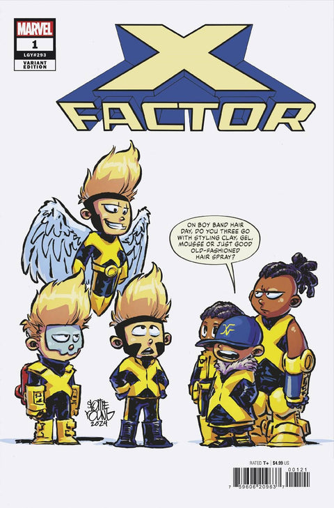 X-Factor, Vol. 5 1 Comic Skottie Young Variant Marvel Comics 2024